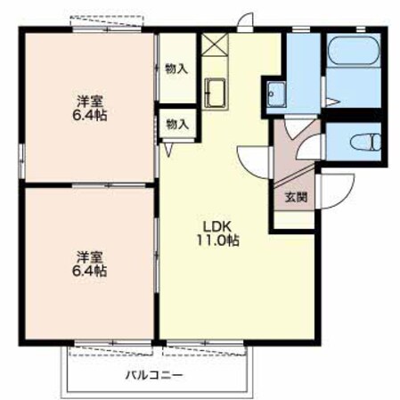 桑名駅 徒歩13分 2階の物件間取画像